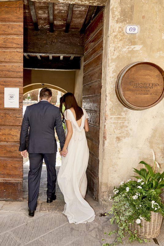 Wedding location in Sarteano, Val D'Orcia - historical location