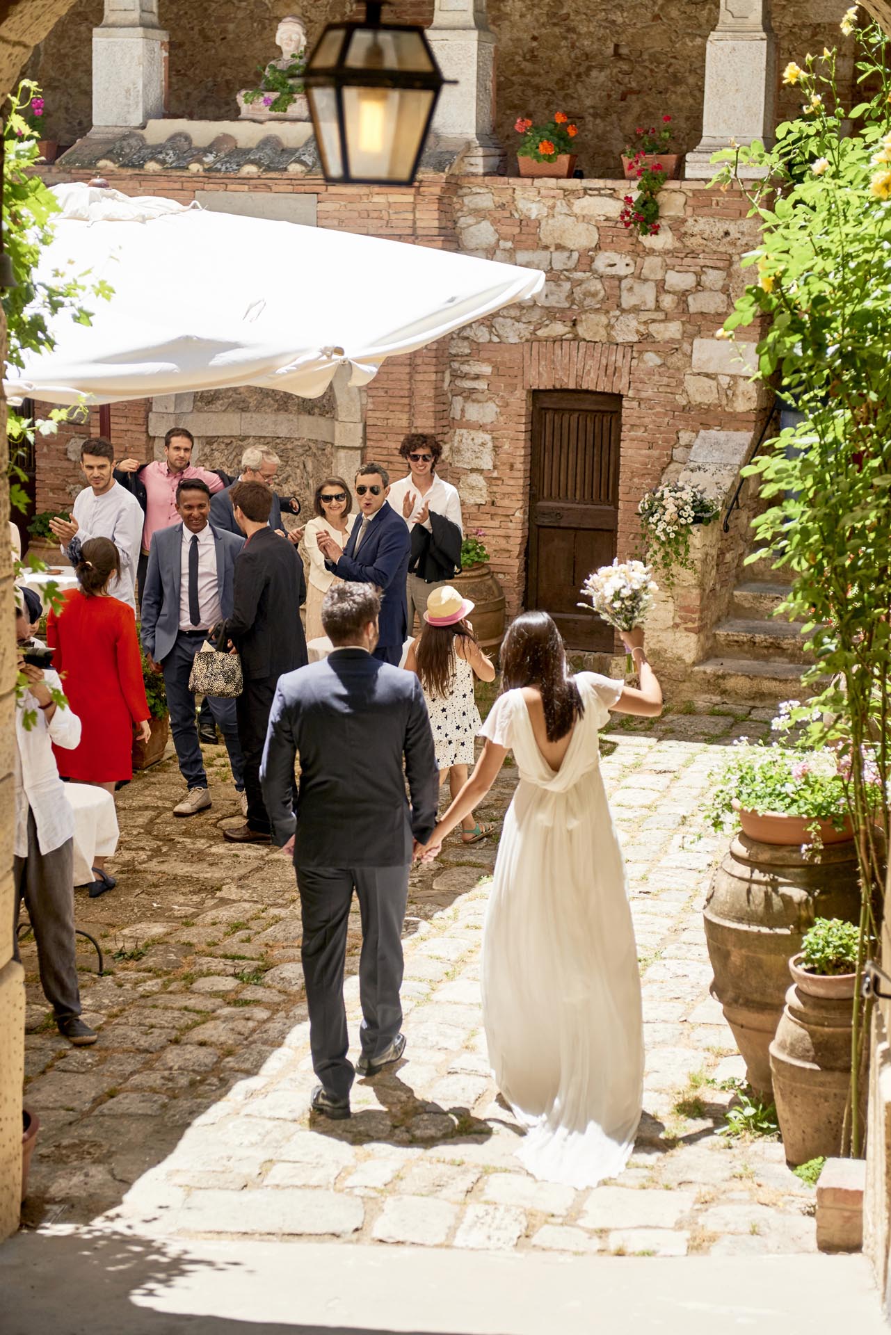 Wedding location in Sarteano, Val D'Orcia - Medieval cloister