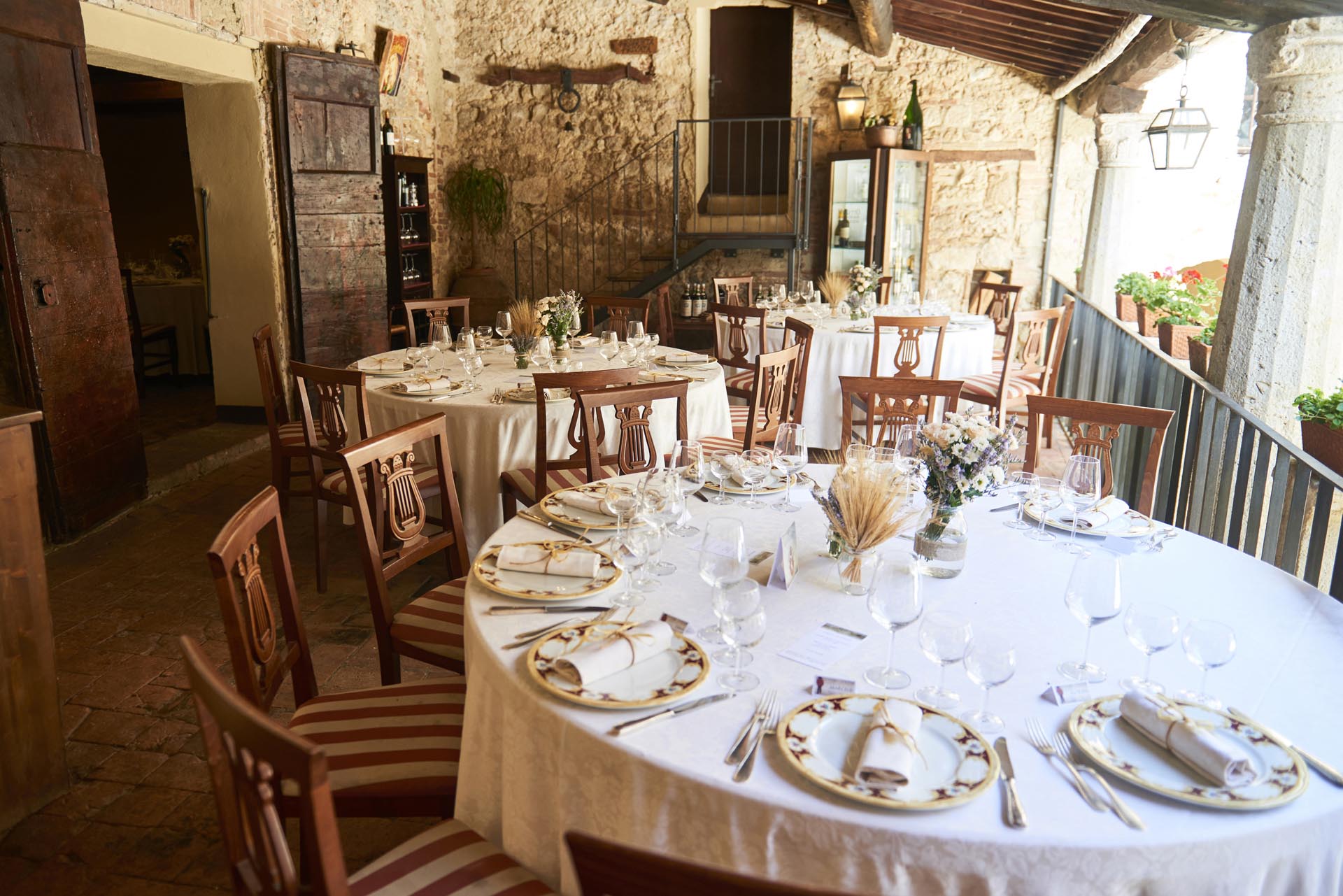 Restaurant for weddings and events in Sarteano